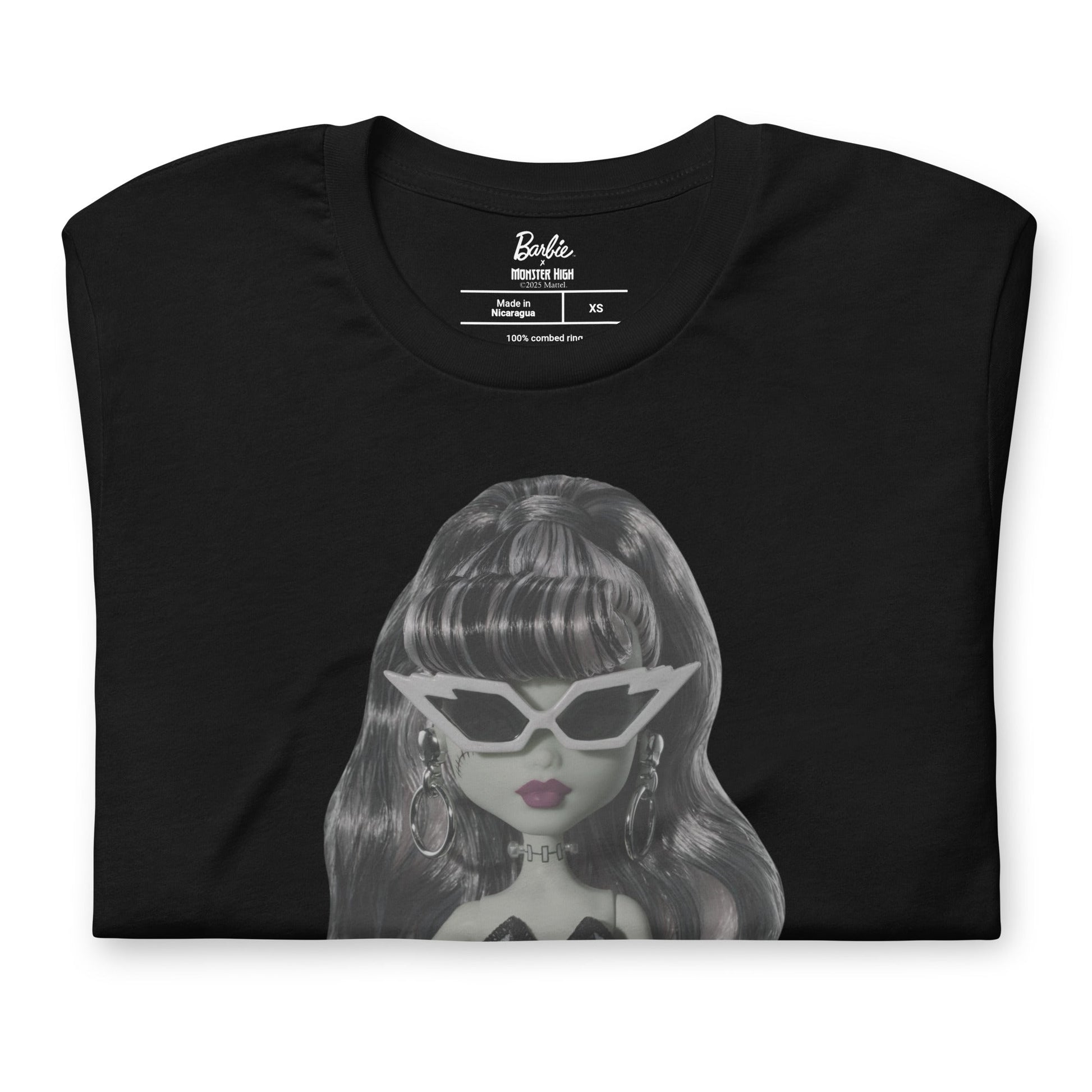 Monster High Barbie Frankie Barbie Black T-shirt