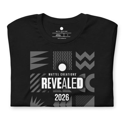 Mattel Creations Revealed 2026 Black T-shirt