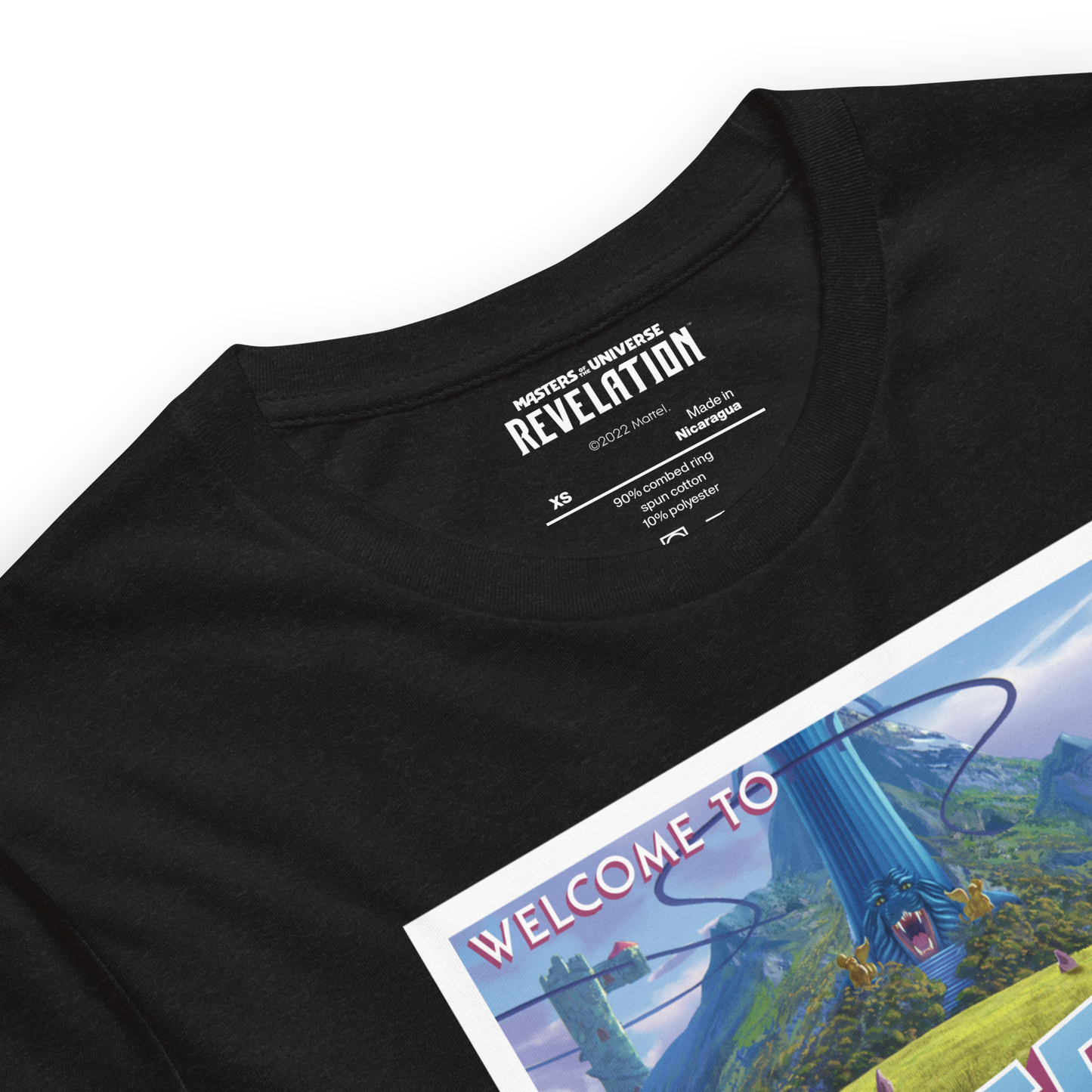 Masters of the Universe Eternia Postcard T-Shirt - Áo Thun Thời Trang Mattel Creations - Hình ảnh bổ sung 4