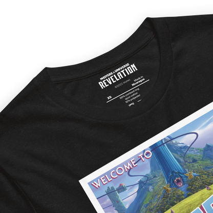 Masters of the Universe Eternia Postcard T-Shirt - Áo Thun Thời Trang Mattel Creations - Hình ảnh bổ sung 4