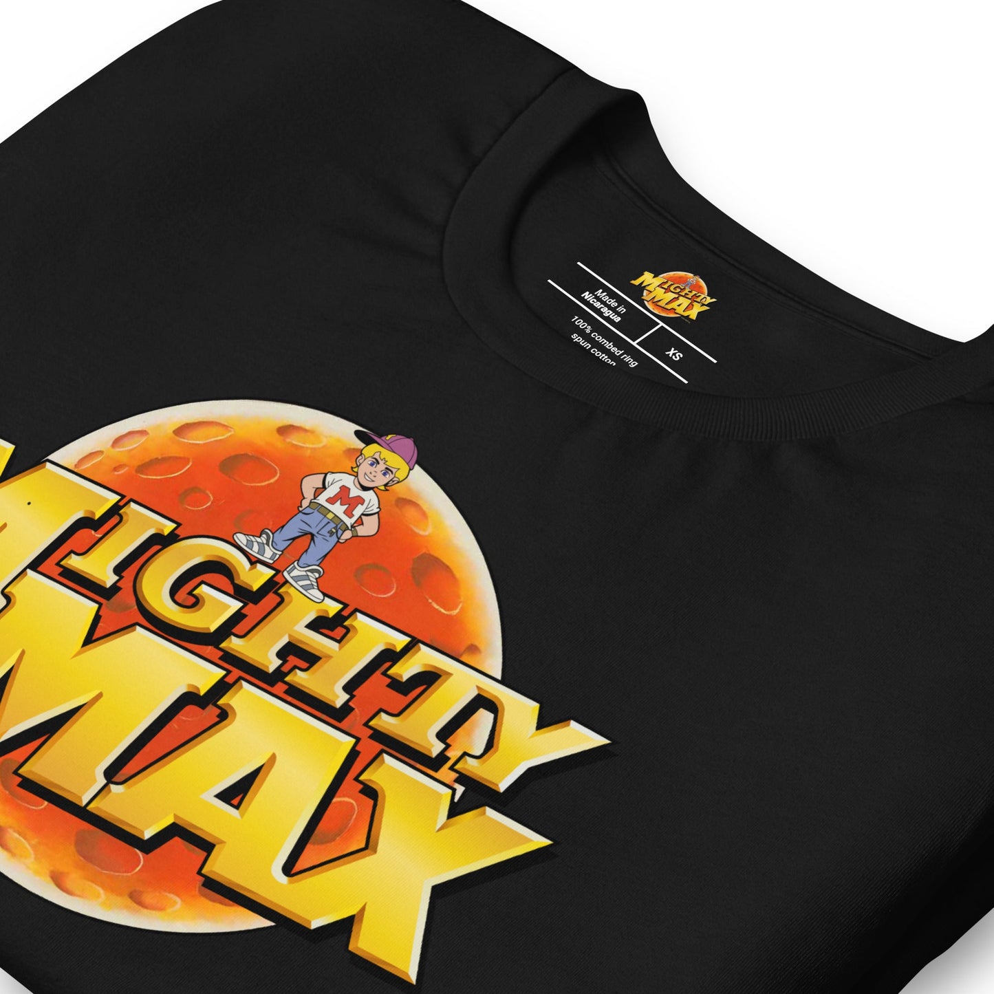 Mighty Max Logo T-Shirt - Áo Thun Unisex 100% Cotton Cao Cấp Mattel Creations - Góc nhìn khác 3