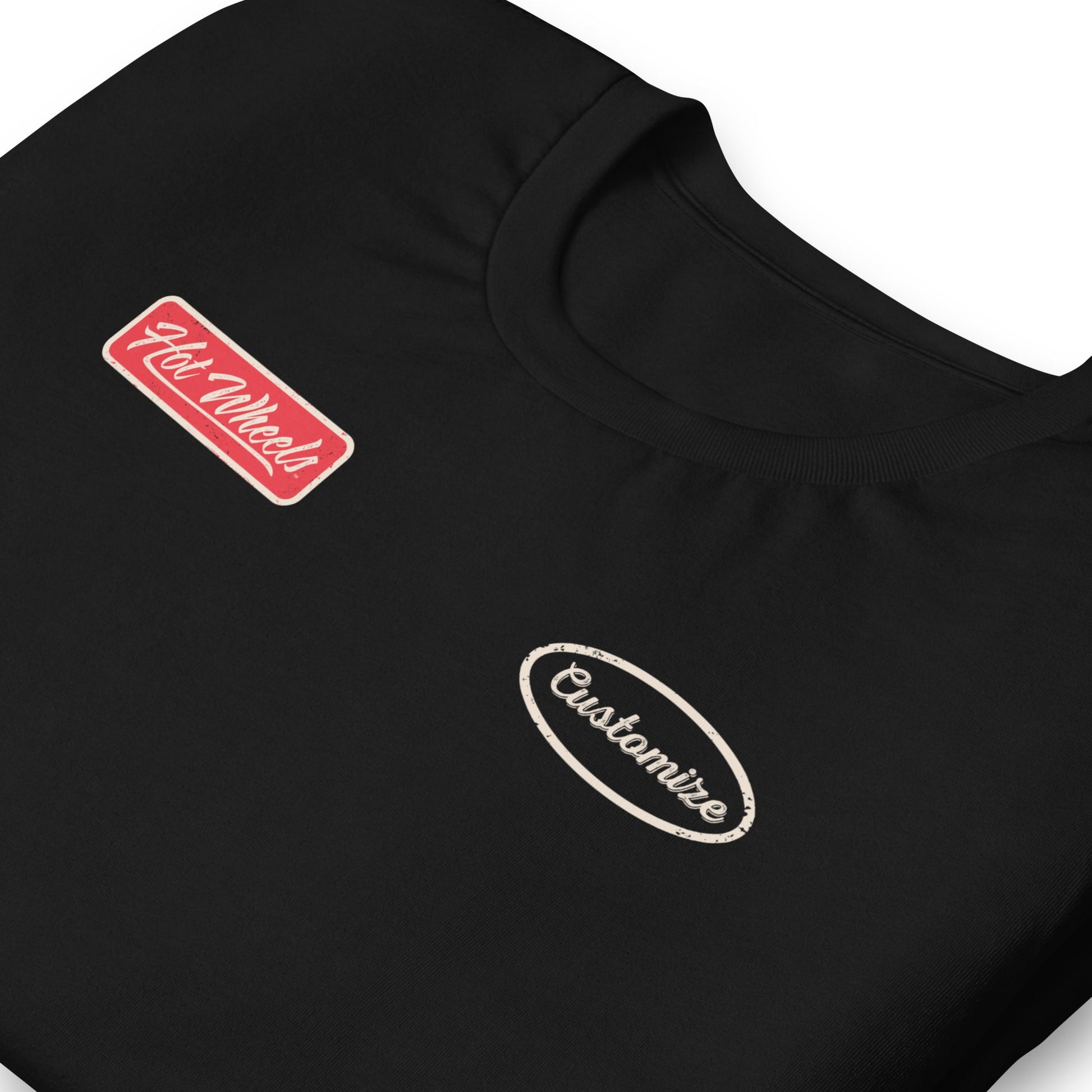 Hot Wheels Customizable Legends Mechanic Black T-Shirt - Áo Thun Cá Nhân Hóa - Hot Wheels - Góc nhìn khác 3