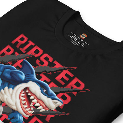 Street Sharks Ripster Slash T-Shirt - Áo Thun Unisex Đồ Sưu Tầm Mattel Creations - Hình ảnh bổ sung 4