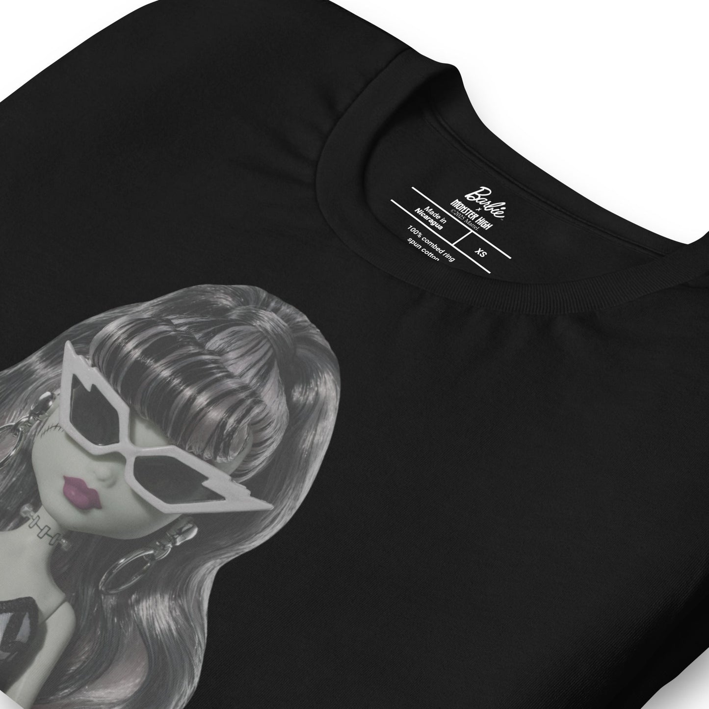 Monster High Barbie Frankie Barbie Black T-shirt
