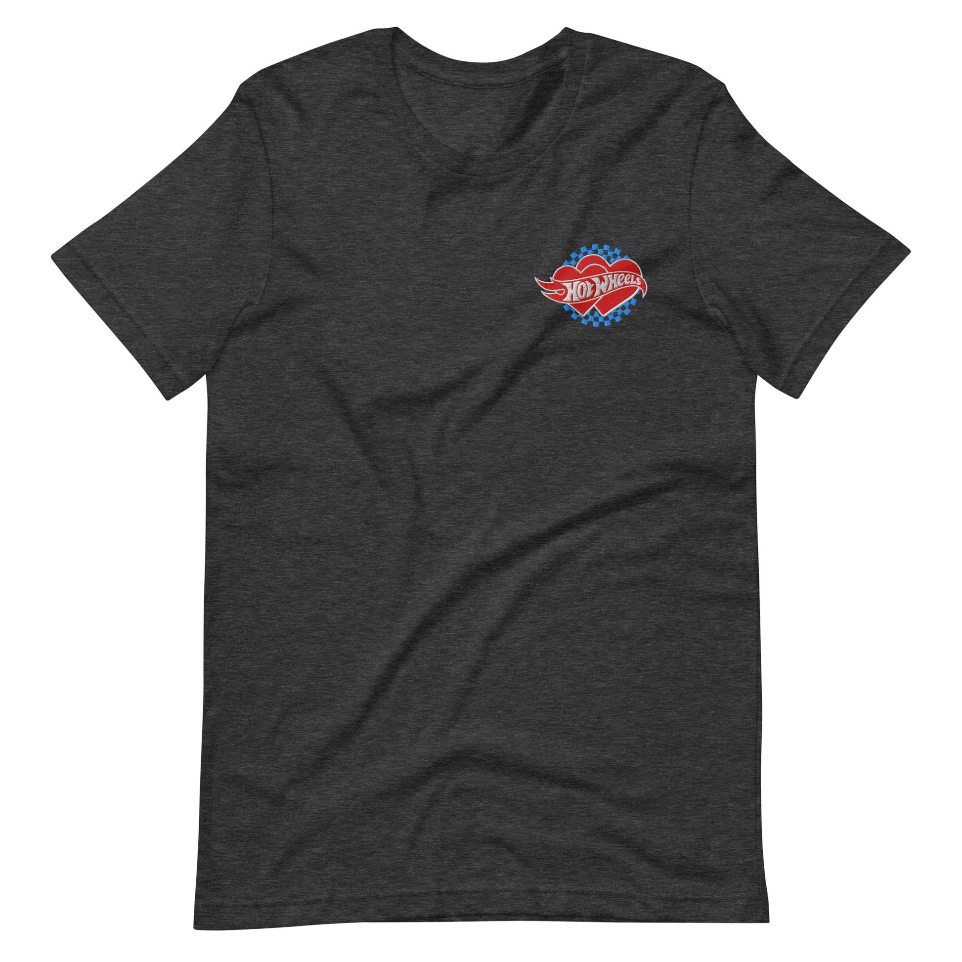 Hot Wheels Embroidered Checkered Hearts T-Shirt