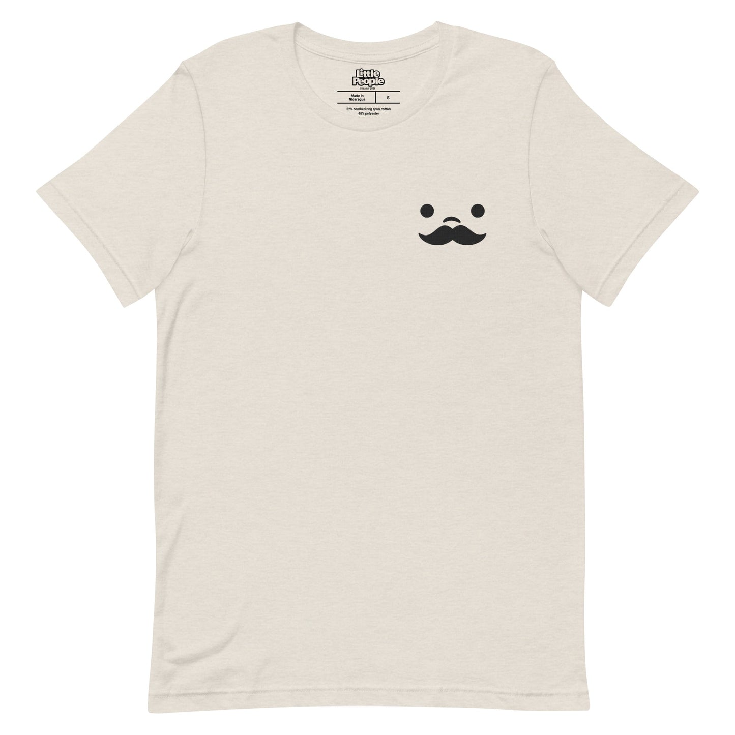 Little People Mustache T-Shirt - Áo Thun Unisex Độc Quyền Little People Collector - Hình ảnh sản phẩm