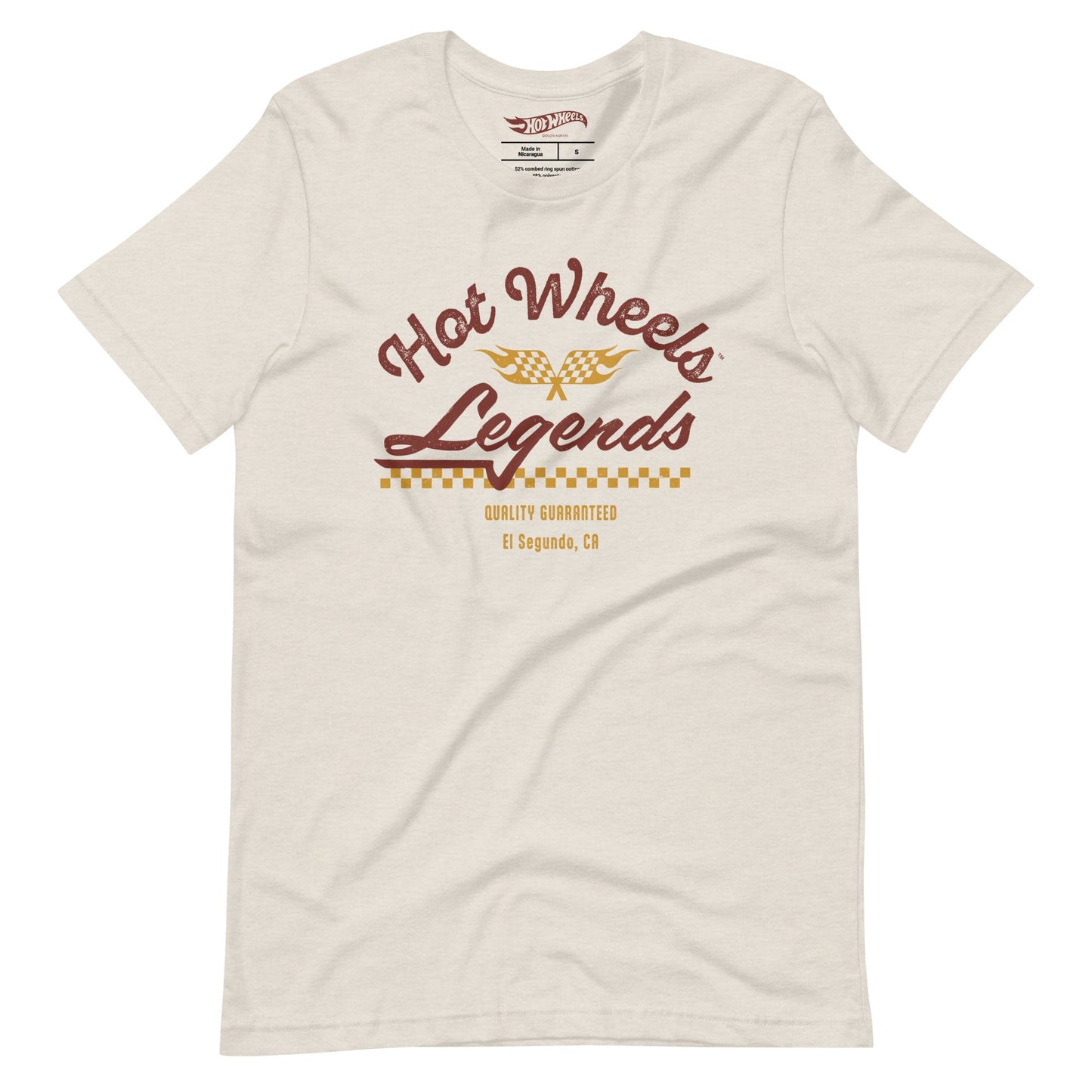 Hot Wheels Legends Cream T-Shirt - Áo Thun Unisex Mattel Creations Exclusive - Hình ảnh sản phẩm