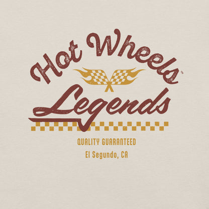 Hot Wheels Legends Cream T-Shirt - Áo Thun Unisex Mattel Creations Exclusive - Hình ảnh chi tiết 2