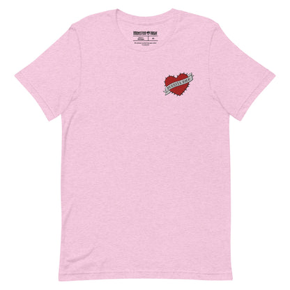 Monster High Embroidered Logo Heart T-Shirt - Áo Thun Thêu Logo Trái Tim - Mattel Creations - Hình ảnh sản phẩm