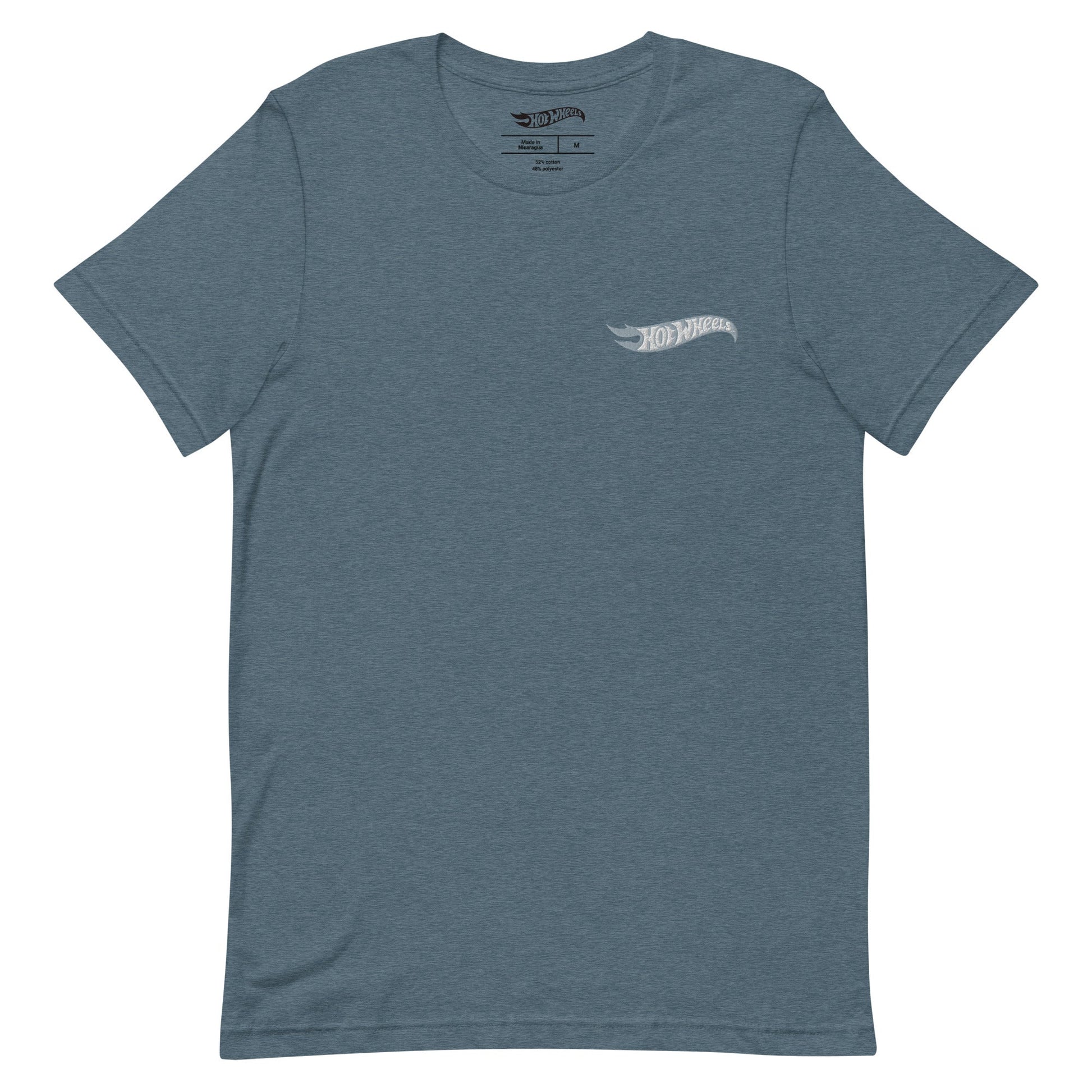 Hot Wheels Speed Shop Embroidered Blue T-Shirt