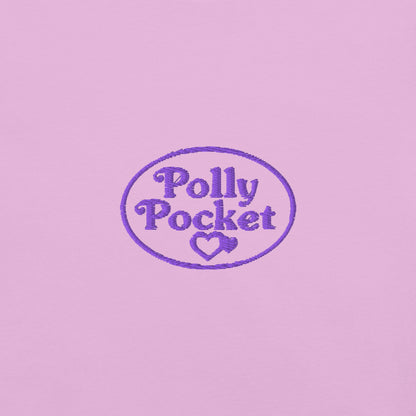 Polly Pocket Icons Embroidered Pink T-Shirt