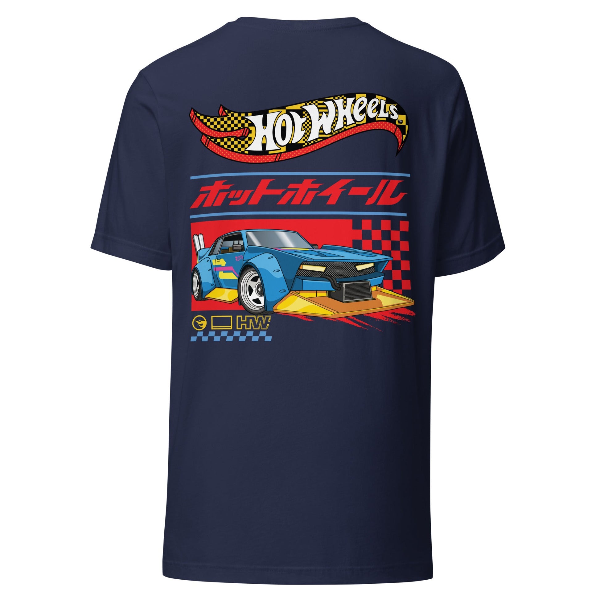 Hot Wheels in Kanji Navy T-Shirt