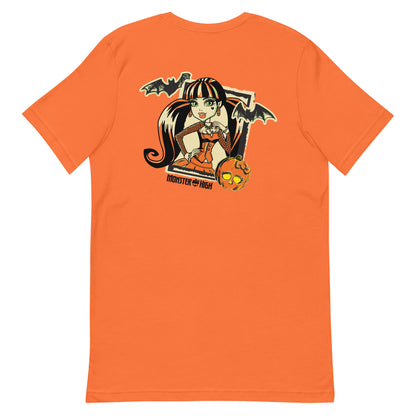 Monster High Draculaura Embroidered Orange T-Shirt