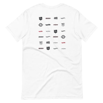 Hot Wheels Logos White T-Shirt