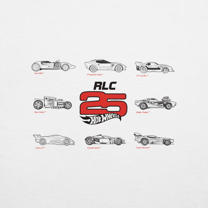 Hot Wheels 2025 RLC Membership White T-Shirt