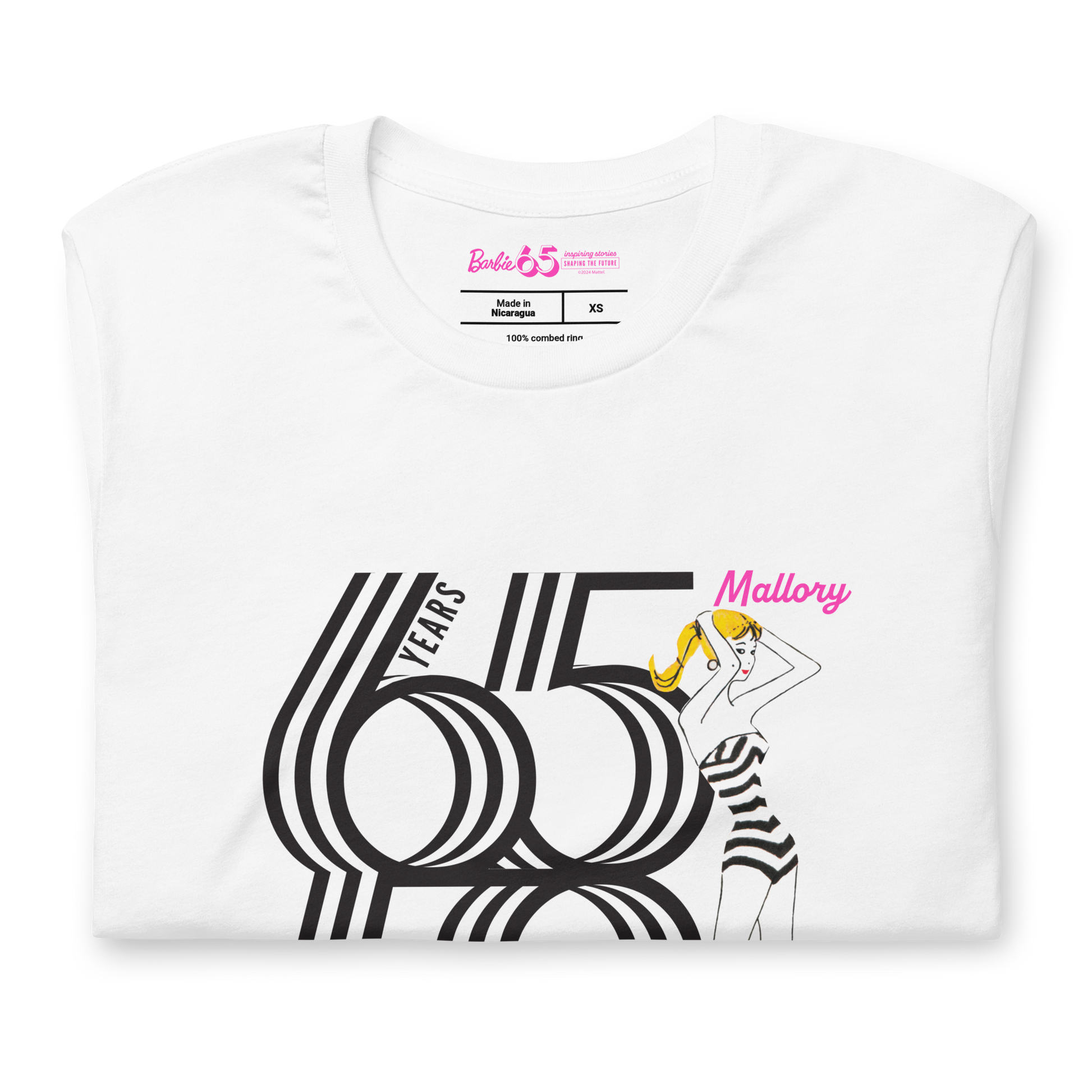 Barbie Customizable 1959 T-Shirt - Áo thun Unisex Tùy chỉnh Cao cấp - Barbie Signature - Góc nhìn khác 3