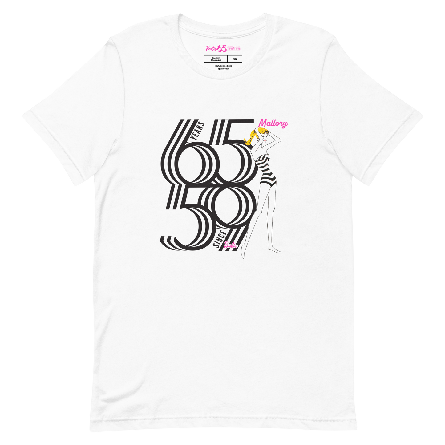 Barbie Customizable 1959 T-Shirt - Áo thun Unisex Tùy chỉnh Cao cấp - Barbie Signature - Hình ảnh sản phẩm