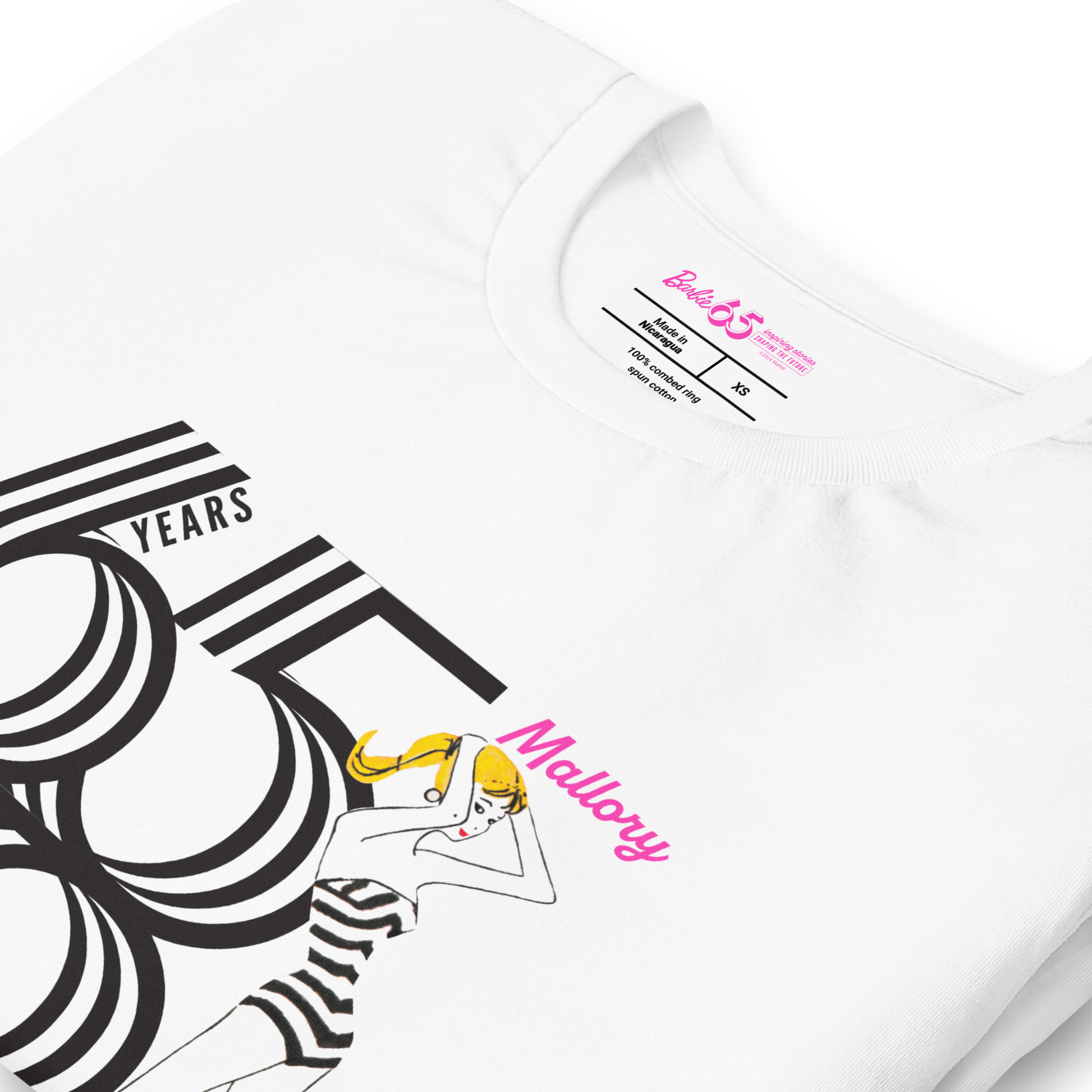 Barbie Customizable 1959 T-Shirt - Áo thun Unisex Tùy chỉnh Cao cấp - Barbie Signature - Hình ảnh chi tiết 2