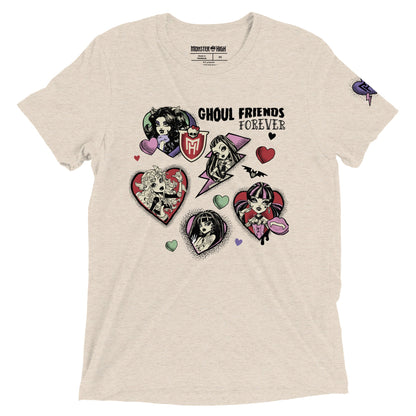 Monster High Ghoul Friends Forever T-Shirt - Áo Thun Unisex Chính Hãng Mattel - Hình ảnh bổ sung 4