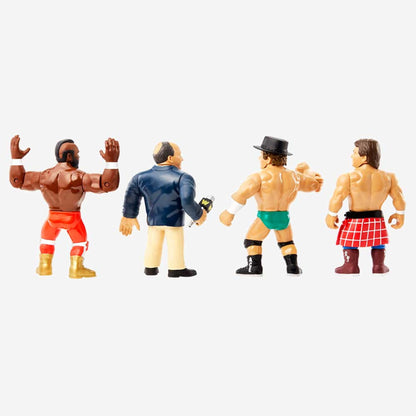WWE Retro Figures Set Wave 1 - Bộ 4 Mô Hình Đấu Sĩ Huyền Thoại - Mattel Creations - Góc nhìn khác 3