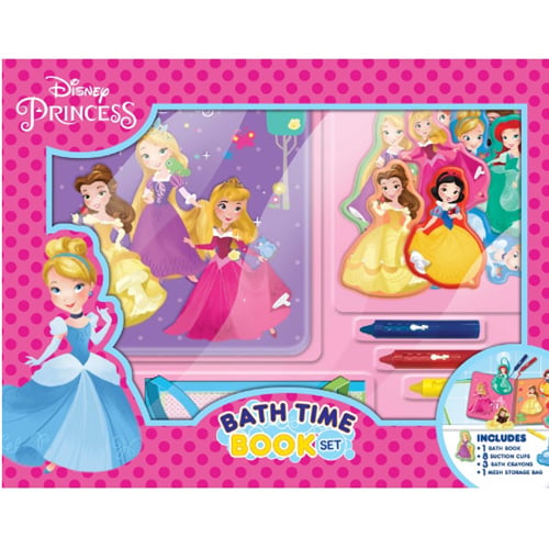 Disney Princess Bath Time Deluxe Books Set - Phidal