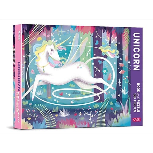 Unicorn Book And Puzzle