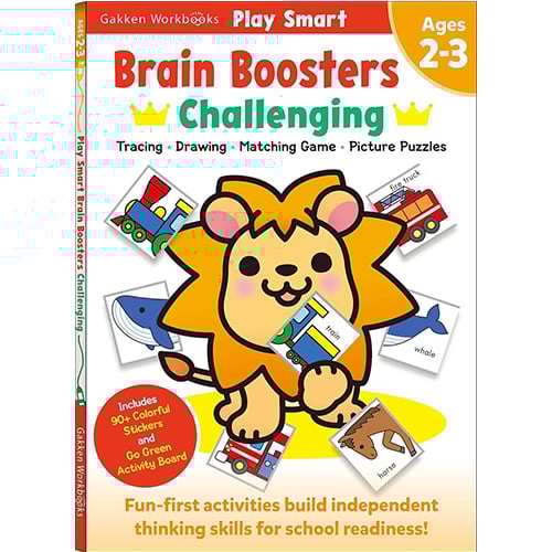 Play Smart Brain Boosters: Challenging - Age 2-3: Pre-K Activity Workbook