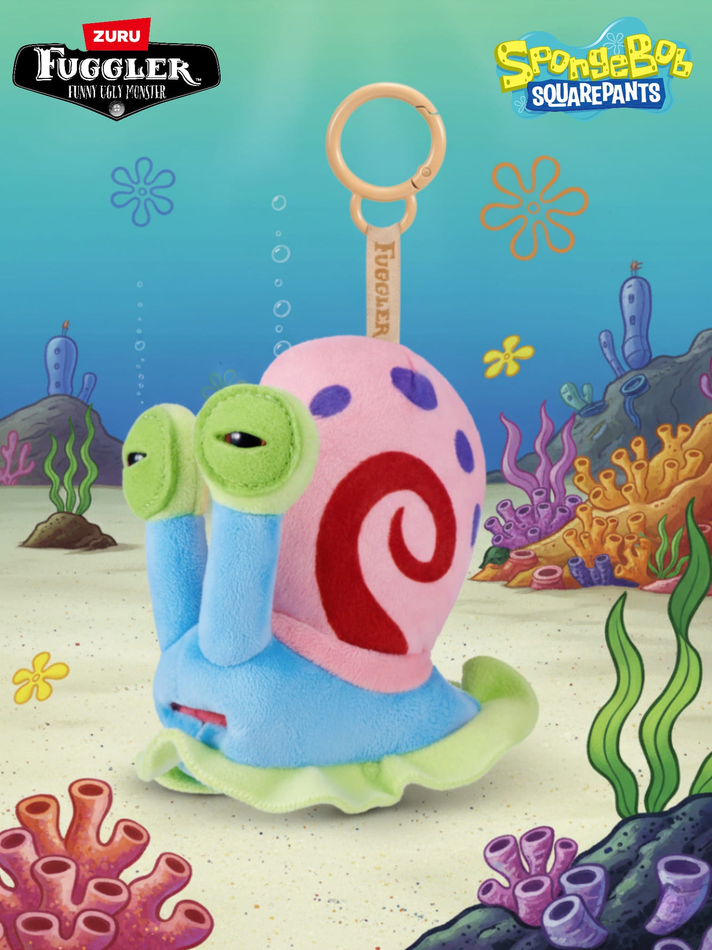 Fuggler Spongebob Keyrings - Móc Khóa Gấu Bông Răng Thưa - ZURU