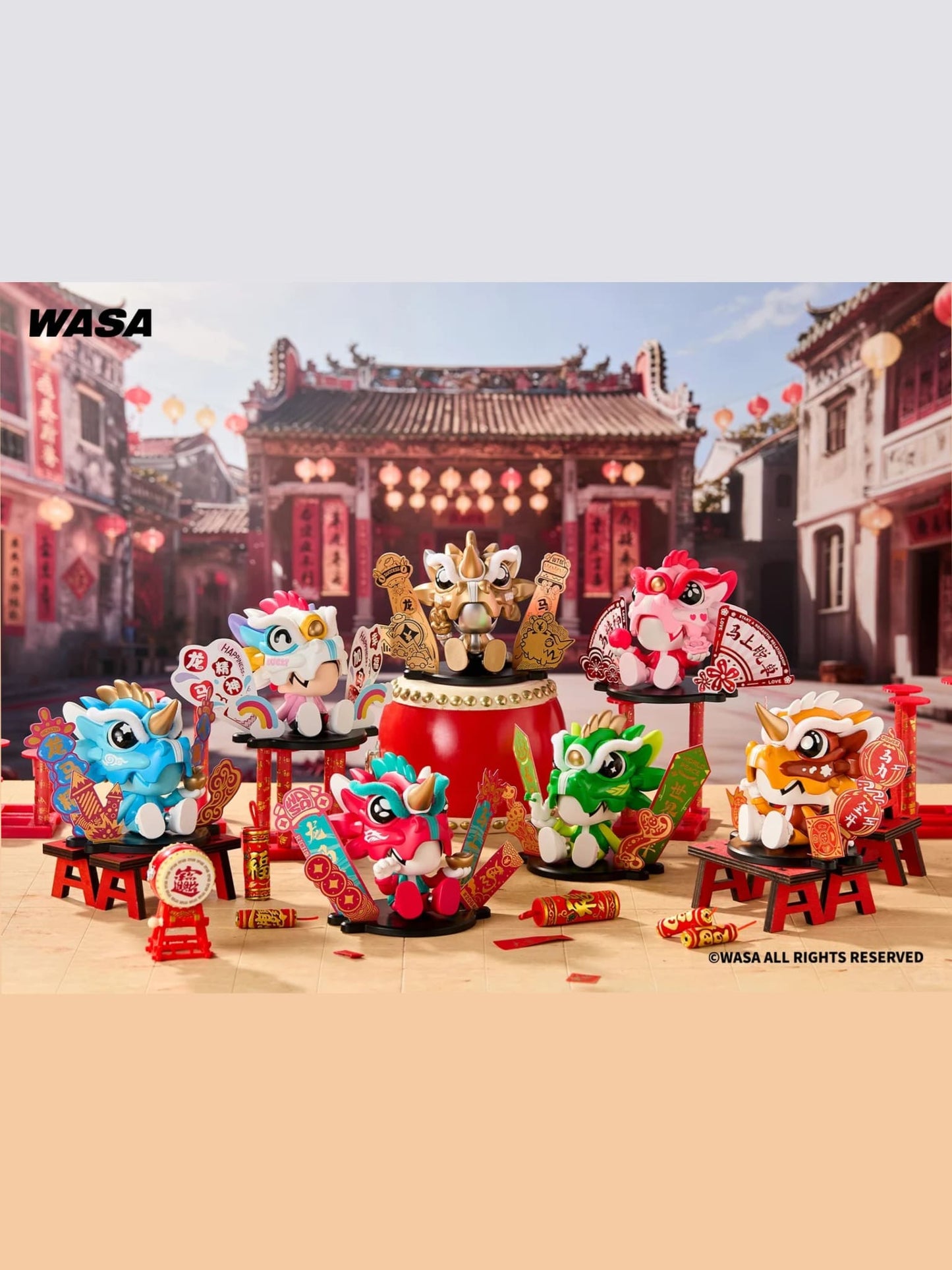 WASAbaby Vigour206 Series Blind Box - Mô Hình Art Toy Hộp Bí Mật Wasa Toys - Hình ảnh sản phẩm