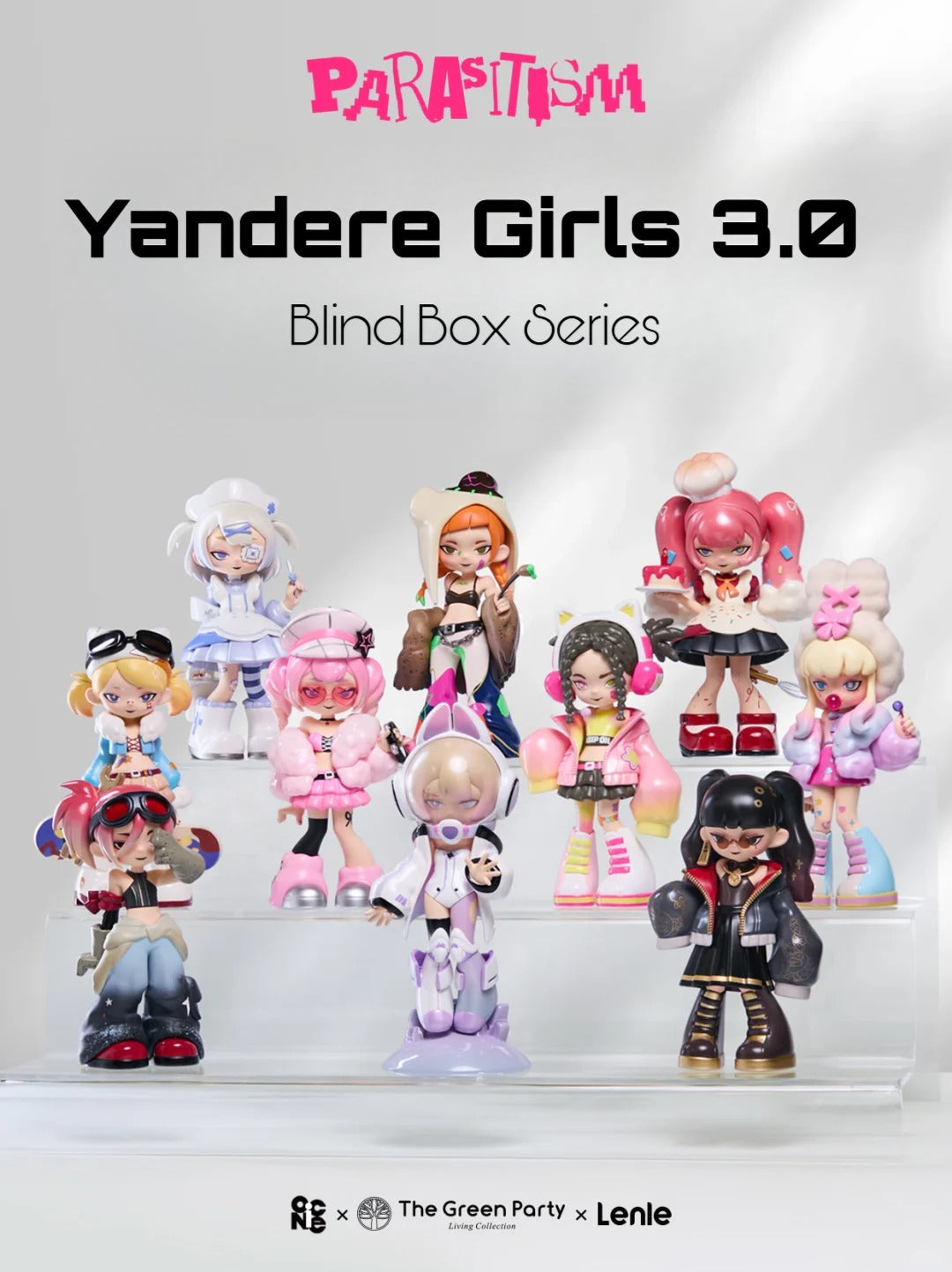 Yandere Girls 3.0 PARASITISM-ID Blind Box Series Mô Hình Art Toy My Own Culture