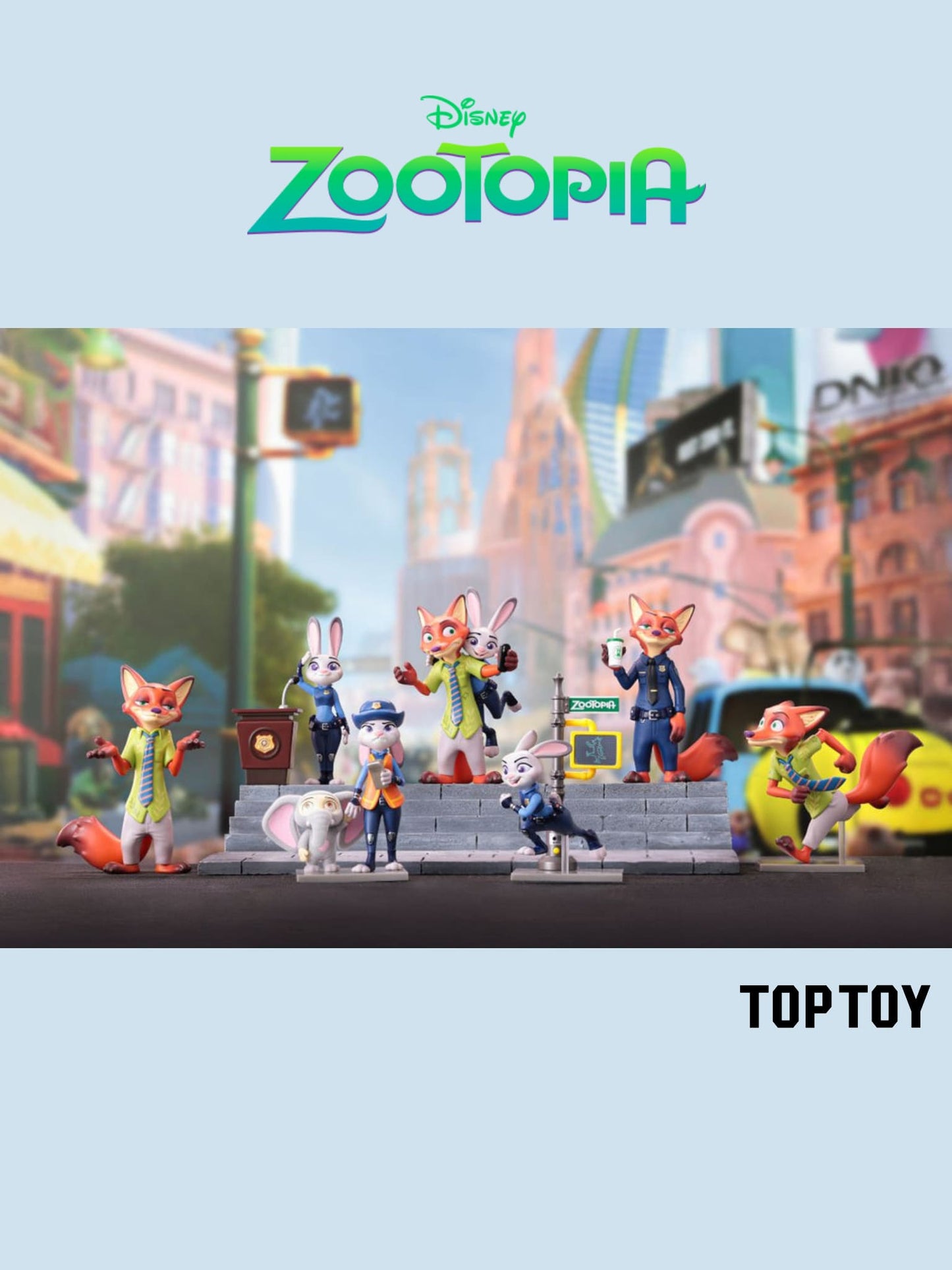 Disney Zootopia Judy and Nick Story Blind Box Series - Mô Hình Blind Box Chính Hãng TOPTOY - Hình ảnh sản phẩm