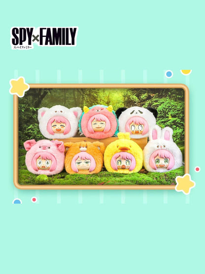 Spy x Family The Animal Party Plush Pendant Blind Box - Móc Khóa Gấu Bông Hộp Mù - EAKI