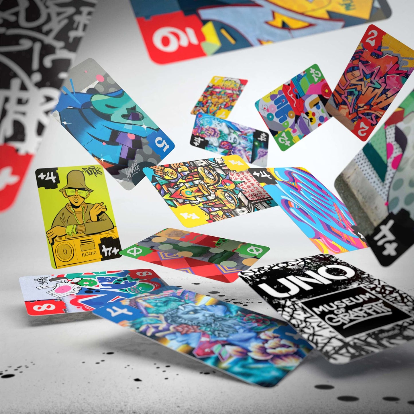 Museum of Graffiti x UNO Card Deck - Bộ Bài UNO Nghệ Thuật Giới Hạn - Mattel - Hình ảnh bổ sung 7