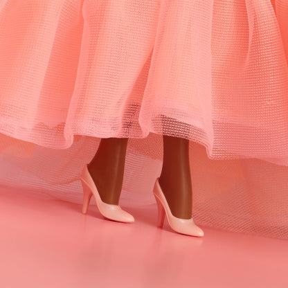 Peaches ‘n Cream Barbie Doll, Brown Hair