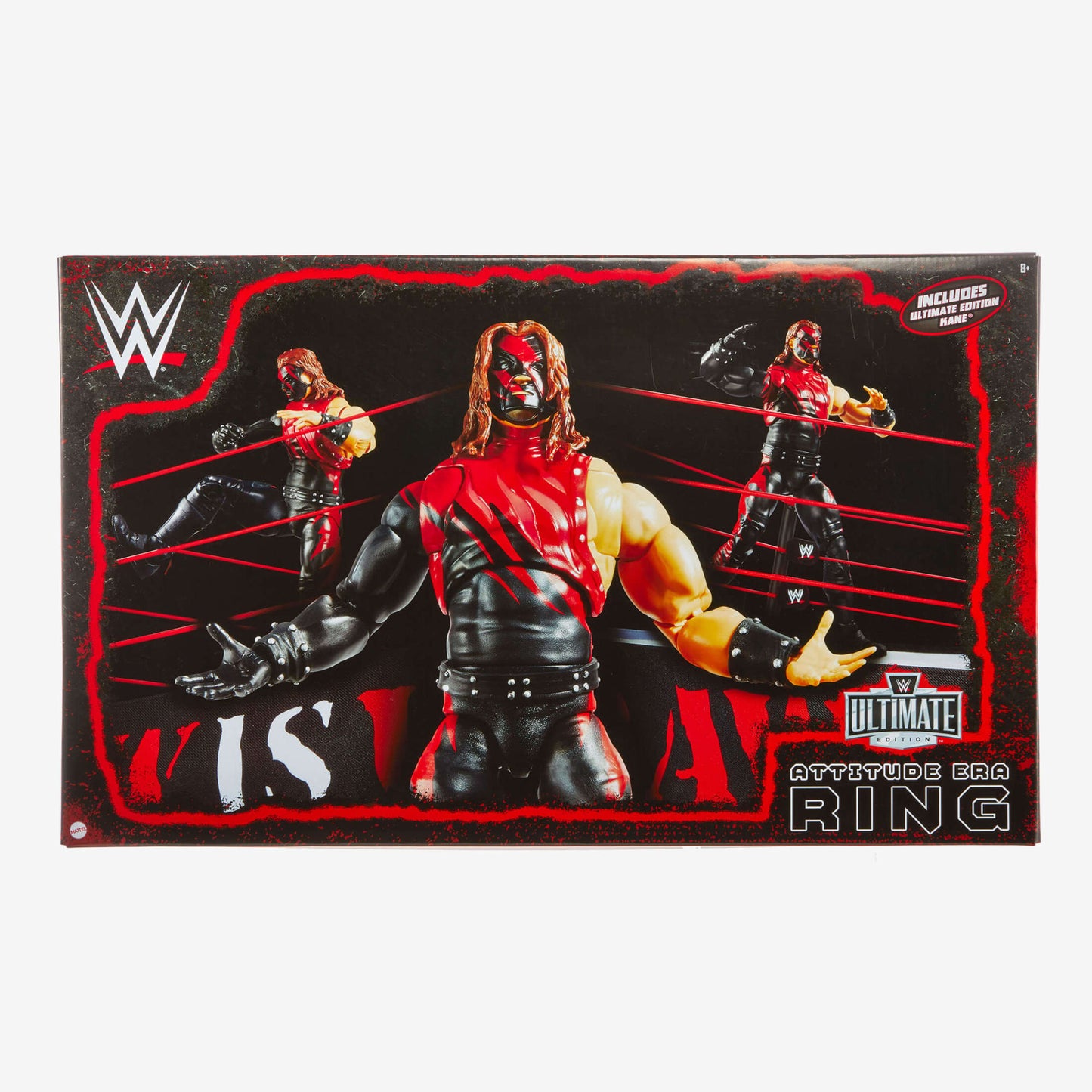 WWE Ultimate Edition Attitude Era Ring and Kane Figure - Bộ Sàn Đấu Và Mô Hình Kane Sưu Tầm - Mattel HNM39 Mattel - ảnh 3 - A