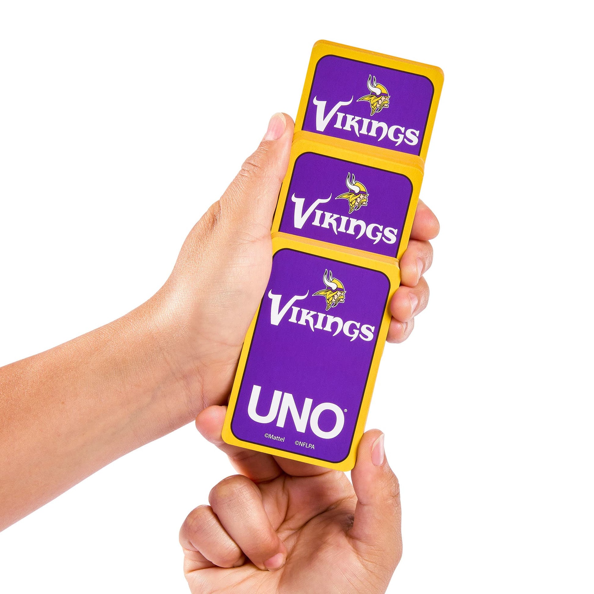 UNO Fandom NFL Minnesota Vikings Game Deck - Bài UNO Thẻ Bài Thể Thao NFL - Mattel Creations - Hình ảnh bổ sung 5