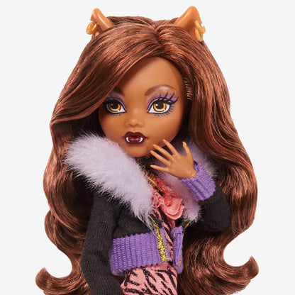 Monster High Clawdeen Wolf Reproduction Doll Búp Bê Sưu Tầm G1 Mattel HGC30 - Hình ảnh bổ sung 4