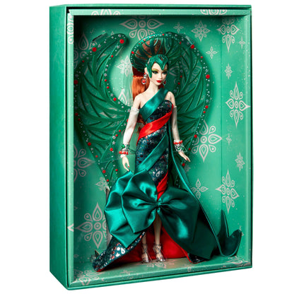 Bob Mackie Holiday Angel Barbie Doll - Búp Bê Barbie Sưu Tầm Cao Cấp - Barbie Signature HRM70 Barbie Signature - ảnh 2 - Figu