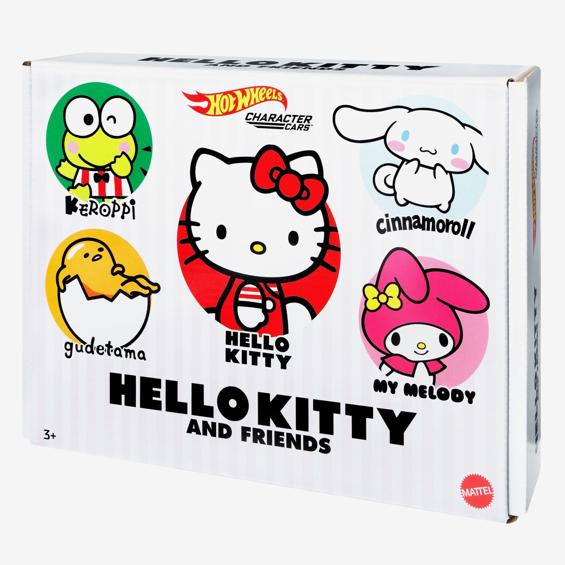 Hot Wheels Sanrio Character Cars 5-Pack - Bộ 5 Xe Mô Hình Nhân Vật Sanrio - Mattel - Hình ảnh chi tiết 2