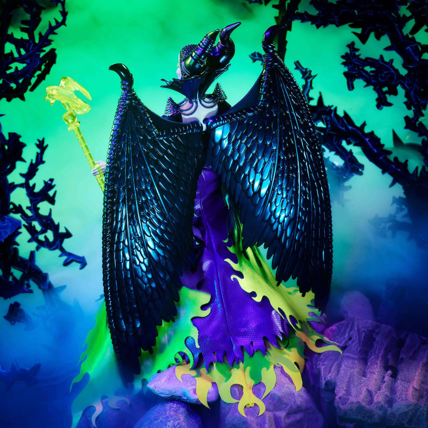 Darkness Descends Series Maleficent Doll - Búp Bê Disney Sưu Tầm Cao Cấp - Mattel Creations - Hình ảnh bổ sung 4