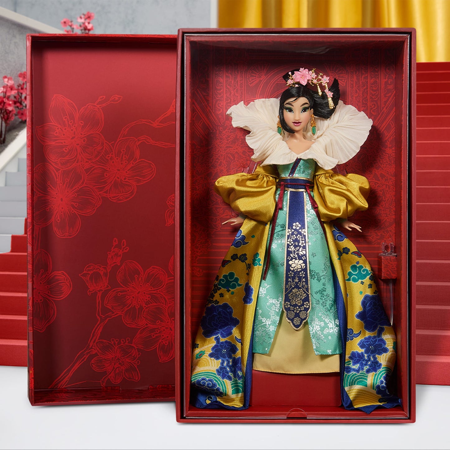 Enchanted Elegance Collection Mulan Doll - Búp Bê Sưu Tầm Cao Cấp - Disney Collector Mattel - Hình ảnh bổ sung 6