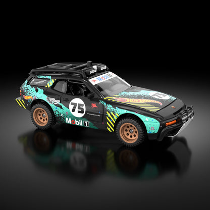 Hot Wheels Mobil 1 Porsche Dirtmeister 944 - Xe Mô Hình Kim Loại 1:64 Sưu Tầm Cao Cấp Mattel HWF10 - Hình ảnh chi tiết 2