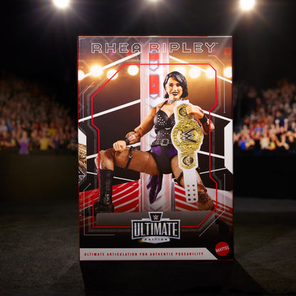 WWE Ultimate Edition RAW Ring and WWE Superstar Rhea Ripley Figure - Bộ Võ Đài và Mô Hình Sưu Tầm - Mattel Mattel - ảnh 3 - A