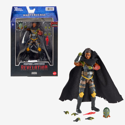 Masters of the Universe Masterverse Revelation Andra Action Figure - Mô Hình Figure Chính Hãng Mattel - Hình ảnh chi tiết 2