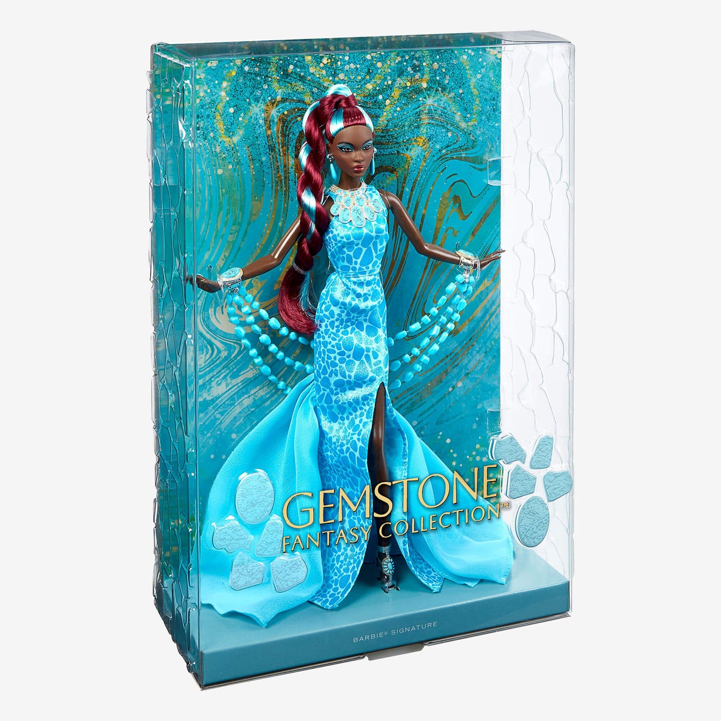 Barbie Fantasy Collection Turquoise Doll - Búp bê Sưu tầm Cao cấp - Mattel