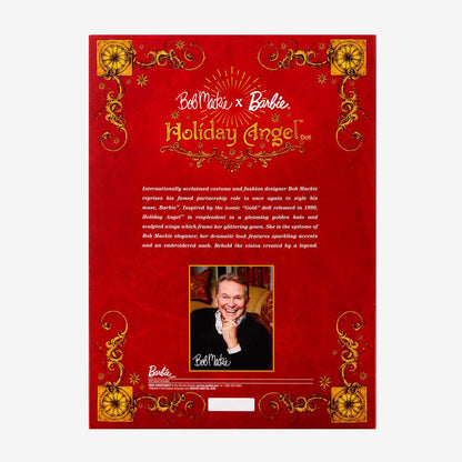Bob Mackie Barbie Holiday Angel Doll - Búp Bê Barbie Sưu Tầm Cao Cấp Gold Label - Góc nhìn khác 3