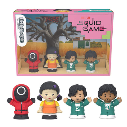 Little People Collector Squid Game Set - Bộ Hình Nhân Vật Sưu Tầm Cao Cấp - Mattel HYC41