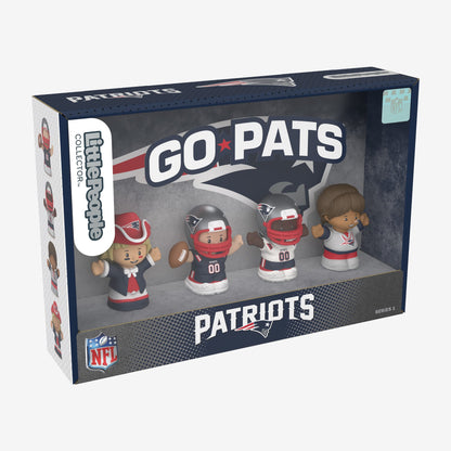 Little People Collector x NFL New England Patriots Set - Bộ Mô Hình Đồ Chơi Sưu Tầm NFL Mattel HND12