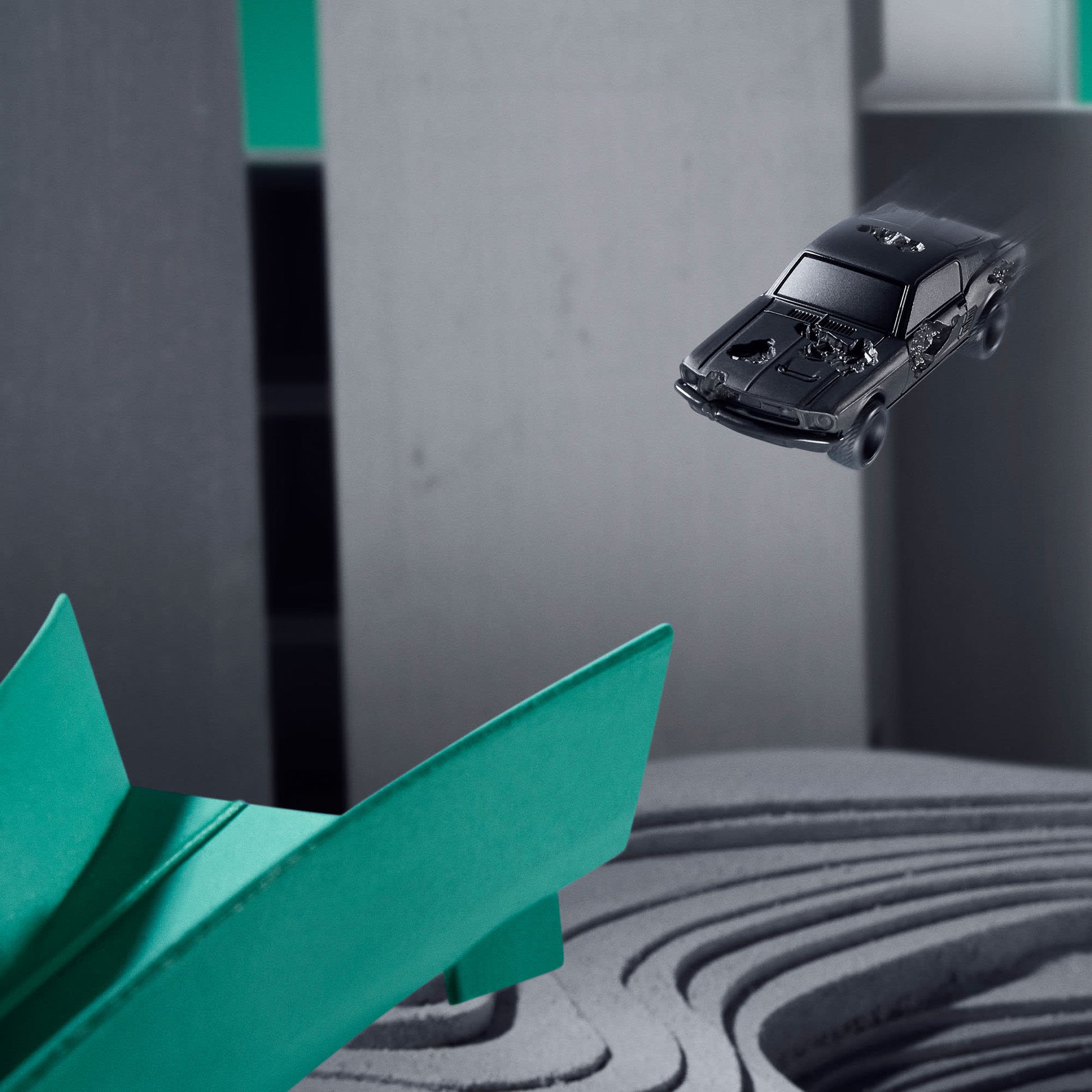 Hot Wheels x Daniel Arsham Eroded Ford Mustang - Mô Hình Xe Nghệ Thuật 1:64 - Mattel HPJ33 Hot Wheels - ảnh 3 - Mô hình xe sư