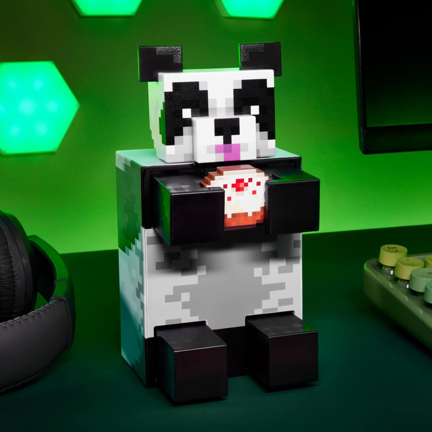 Minecraft Diamond Level Panda Figure - Mô Hình Gấu Trúc Sưu Tầm Cao Cấp - Mattel Creations - Hình ảnh sản phẩm